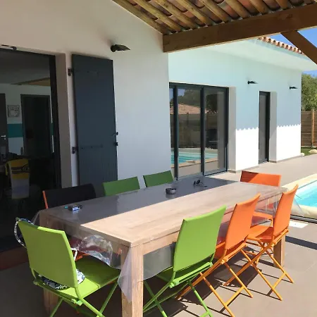 Villa 300M De La Plage De Pinarello Avec Piscine Privee Villa Pinarellu (Corsica)